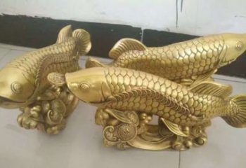 无锡招财金龙鱼雕塑 