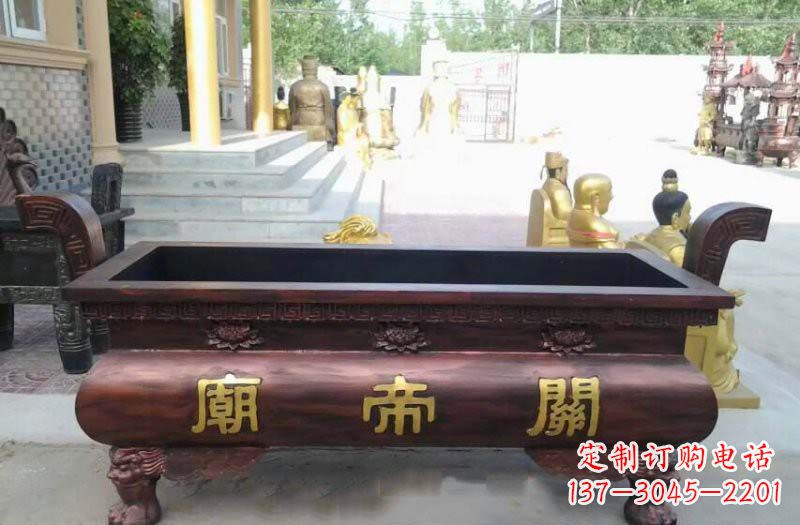 无锡铸铜关帝庙香炉