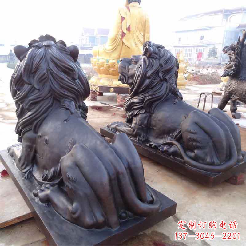 无锡铸铜汇丰狮子