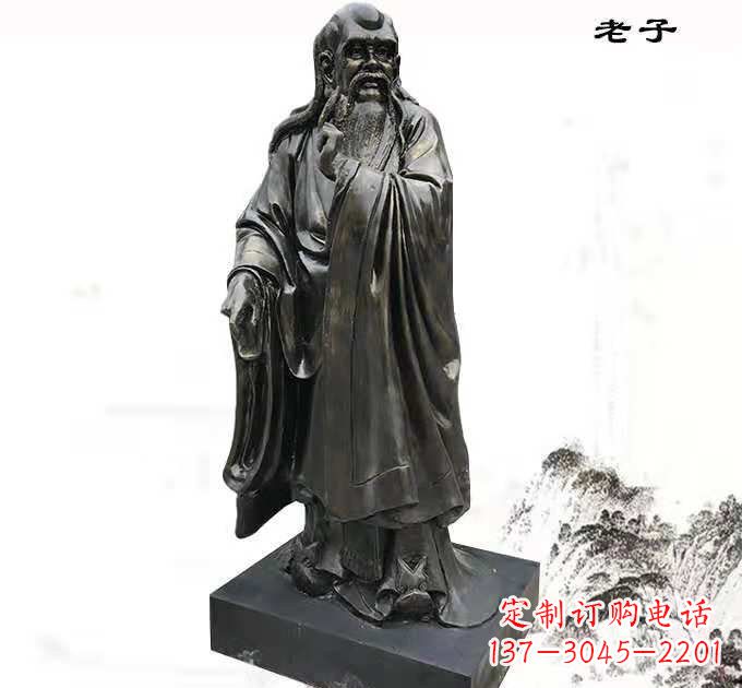 无锡铸铜老子雕塑