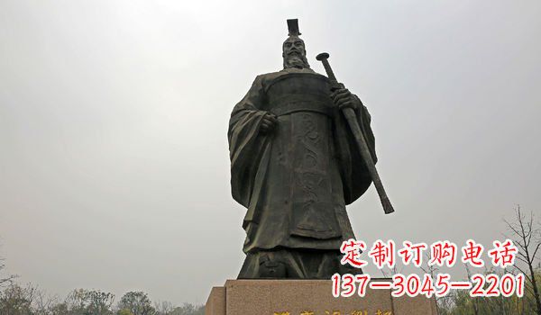 无锡铸铜刘邦雕塑
