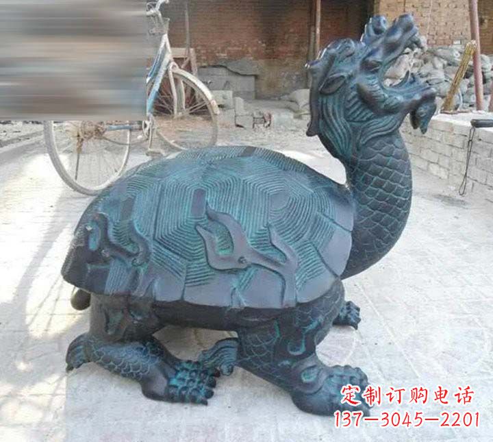 无锡铸铜龙龟雕塑222