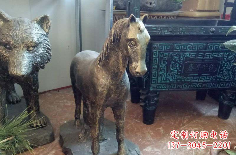 无锡铸铜马雕塑222