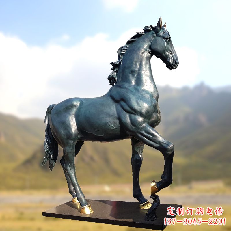 无锡铸铜马铜雕塑