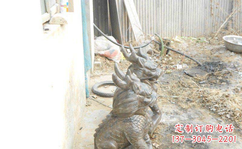 无锡铸铜麒麟古代神兽铜雕