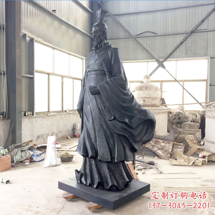 无锡铸铜屈原雕塑