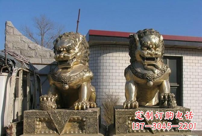 无锡铸铜狮子雕塑