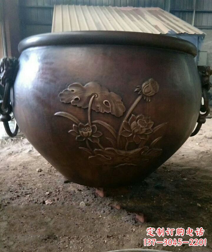 无锡铸铜水缸雕塑