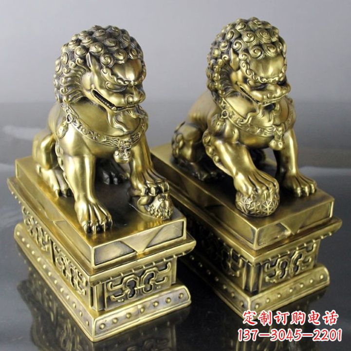 无锡铸铜天安门狮子雕塑