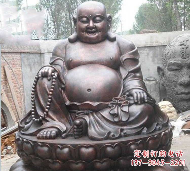 无锡宗教庙宇弥勒佛铜雕222