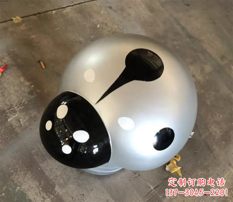 无锡瓢虫雕塑不锈钢